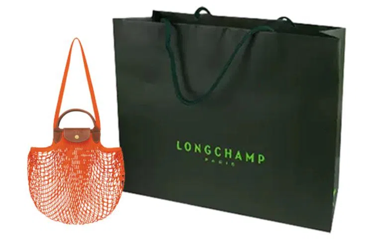 LONGCHAMP Le Pliage Filet 38 Orange