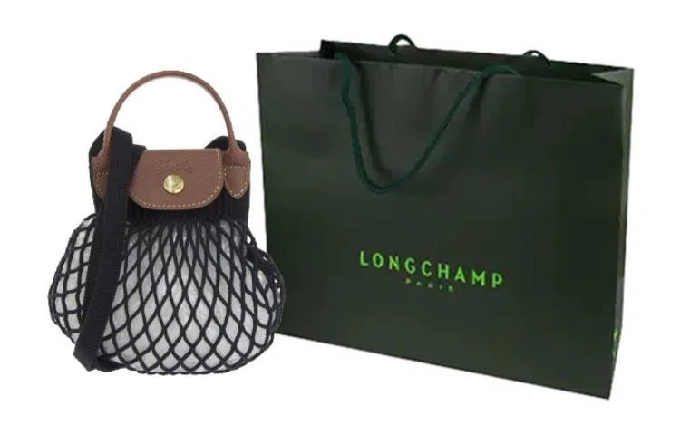 Longchamp Le Pliage Filet 17 Black