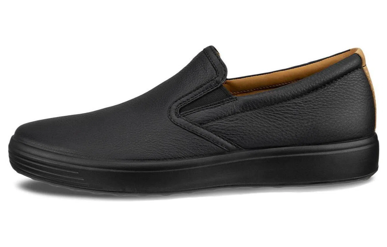 Ecco Casual Leather Shoes Black