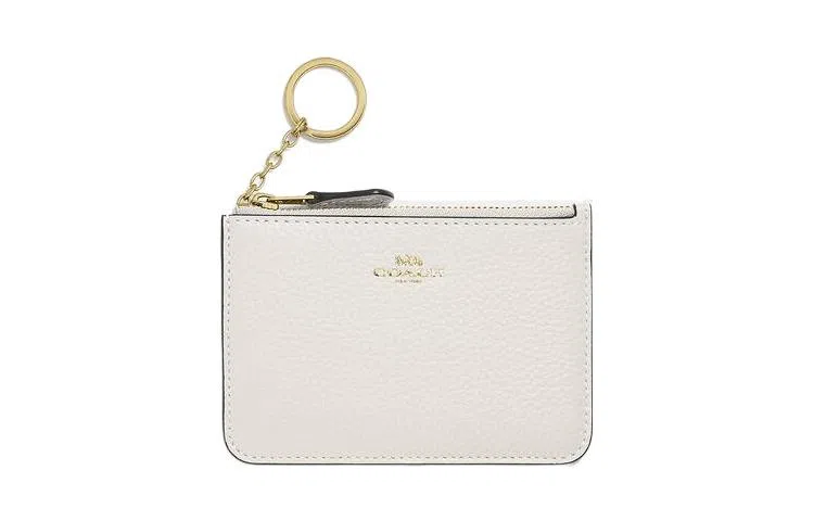 COACH Key Case 13 White