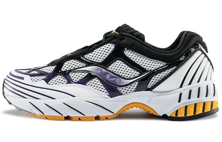 Saucony Grid Web White Purple Yellow