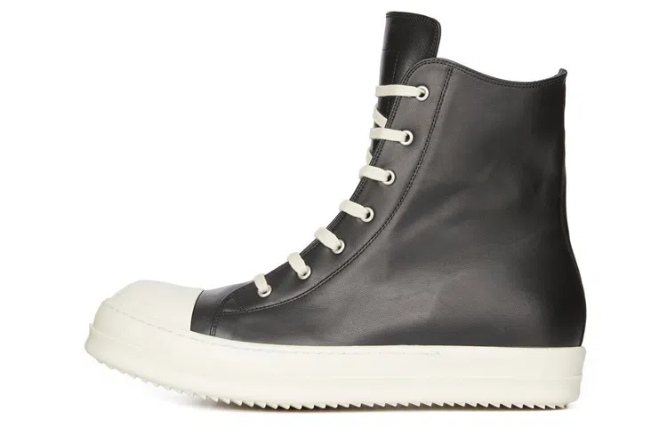 Rick Owens Luxor High-Top Sneakers Black