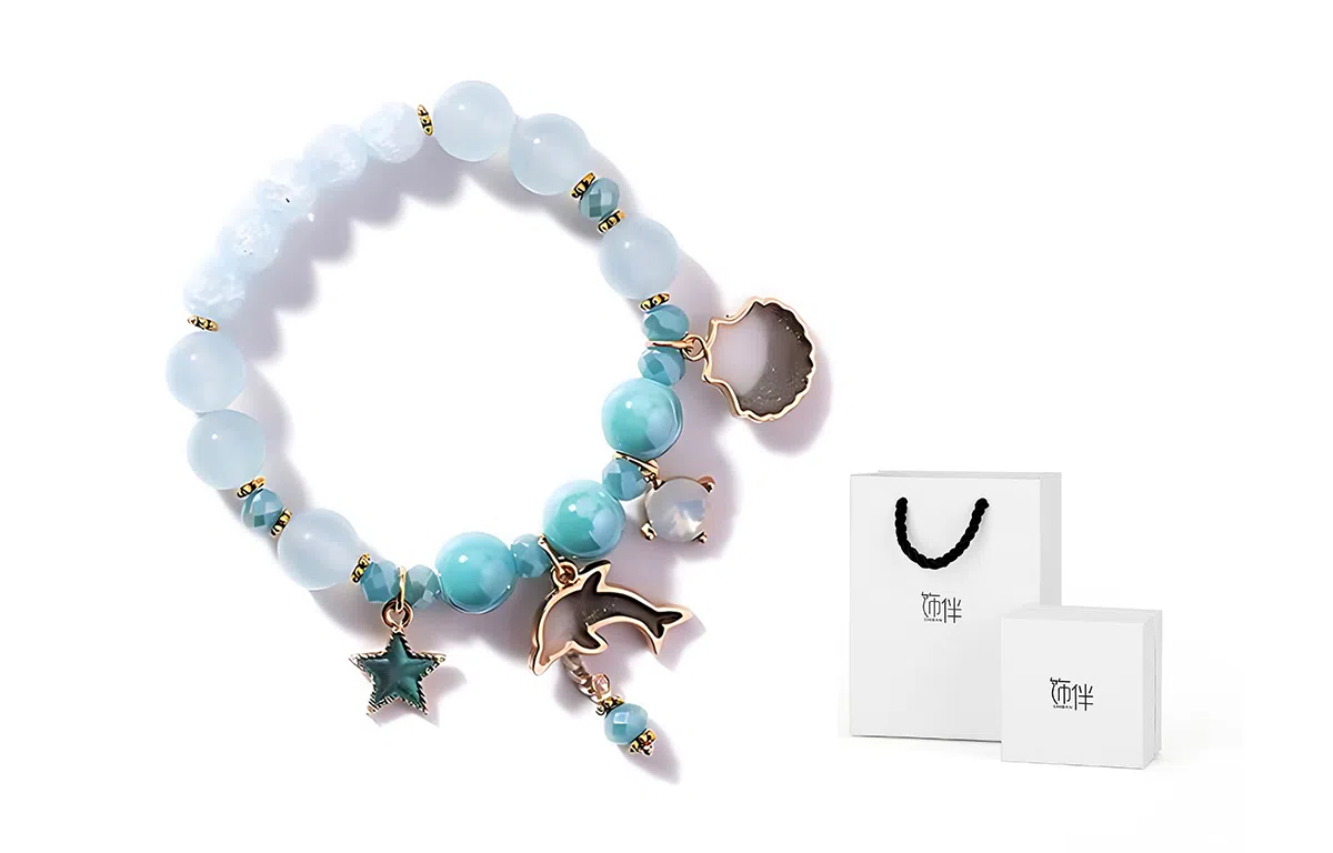 饰伴 为爱而生系列 海洋之星可调节 陶瓷 水晶 手链 女款