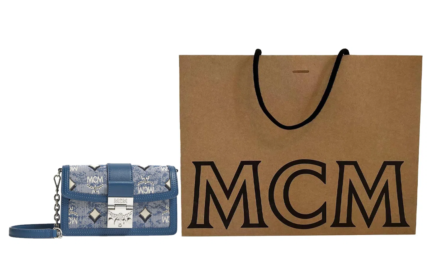 MCM Gretl Vintage Monogram 22
