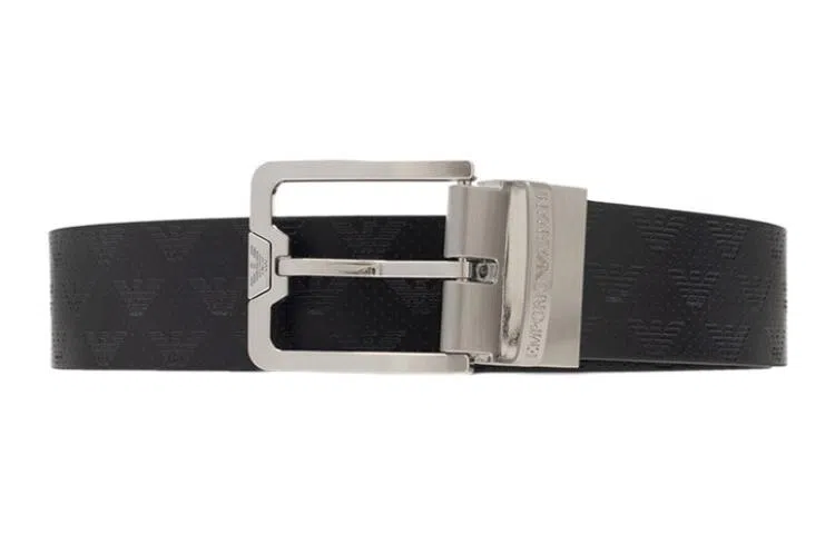 Emporio Armani Logo Print Belt