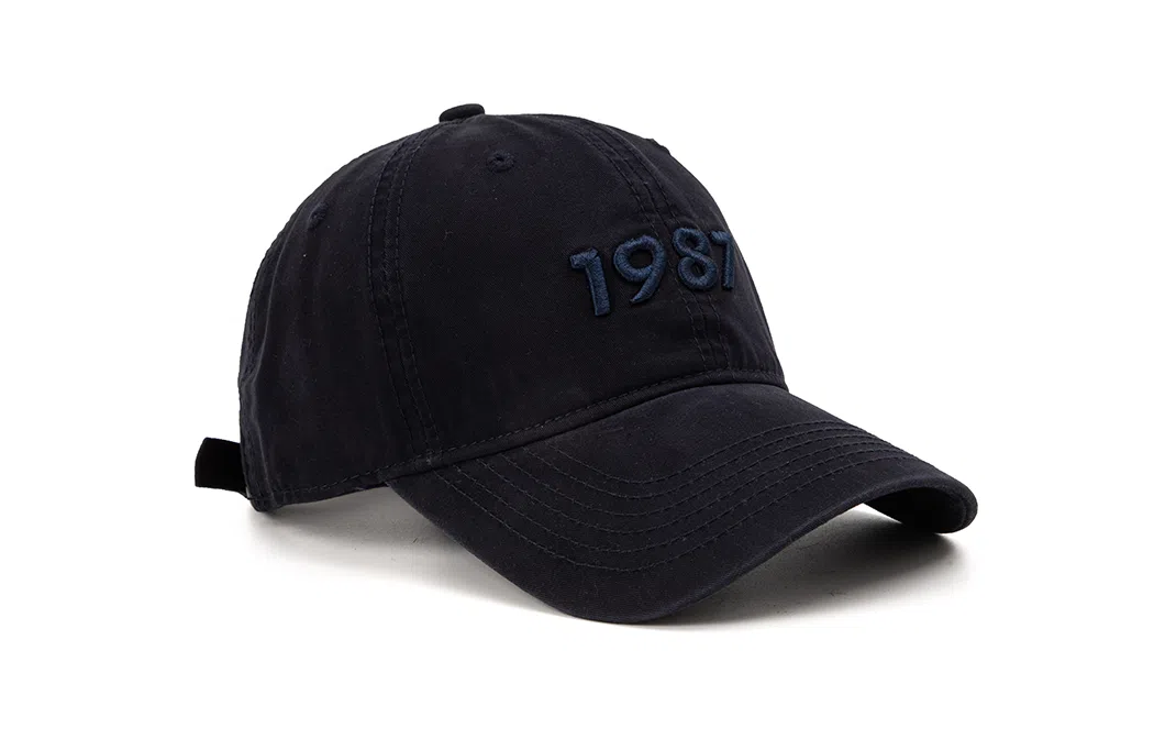 白卷 软顶数字刺绣遮阳 鸭舌帽 男女同款情侣款