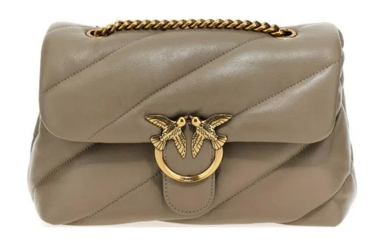 PINKO Love Birds Shoulder Bag Beige