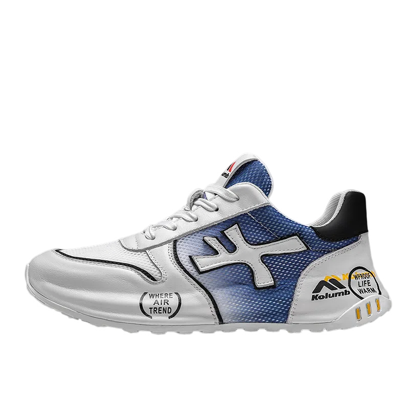 哥仑步 厚底百搭休闲网面 低帮 生活休闲鞋 男款