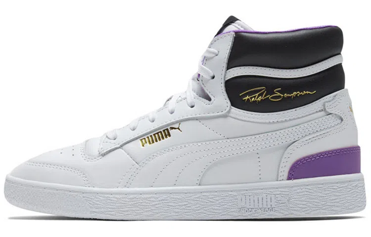 PUMA Ralph Sampson Mid White Purple
