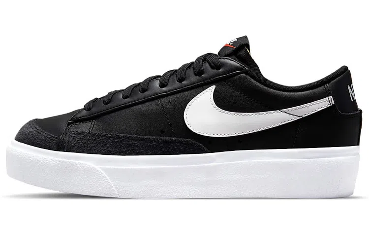Nike Blazer Low Platform Black White