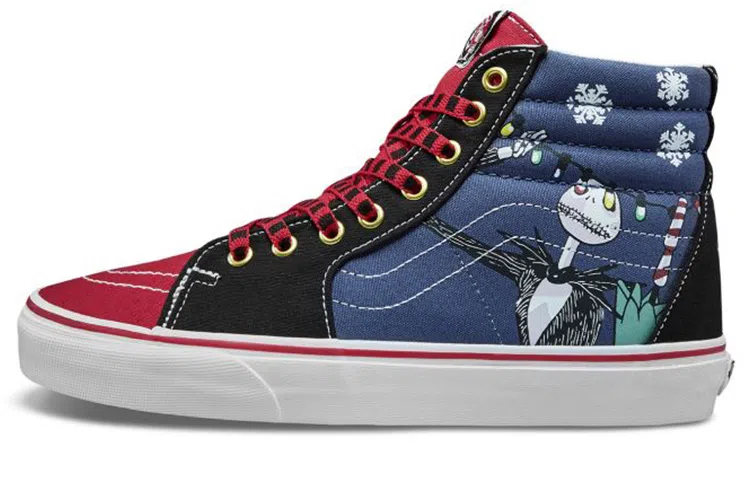 Vans SK8 High Red Blue