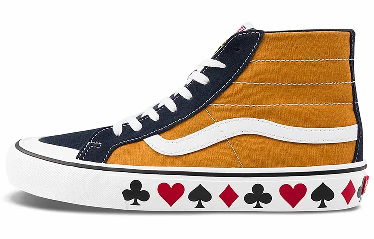 Vans SK8-Hi 138 Decon SF Black Yellow Poker