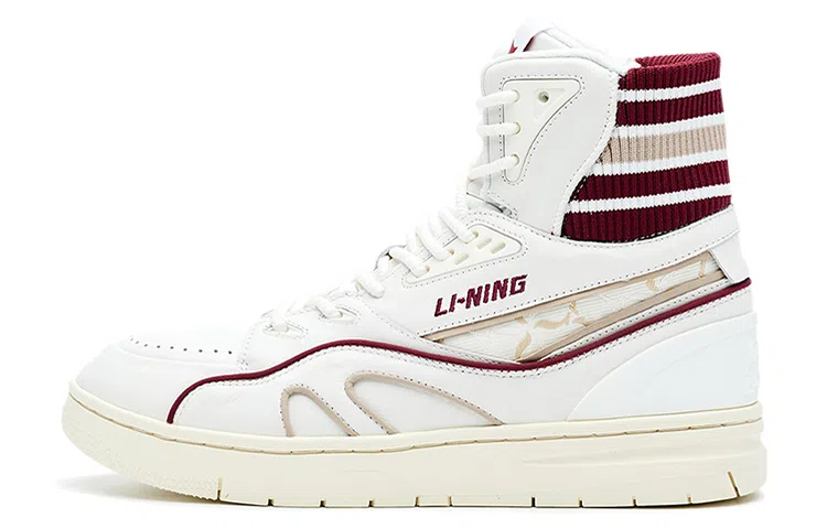LI-NING 1990 High-Top Burgundy