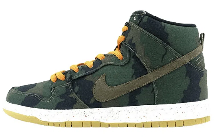 Nike Dunk SB High Green Black Camo