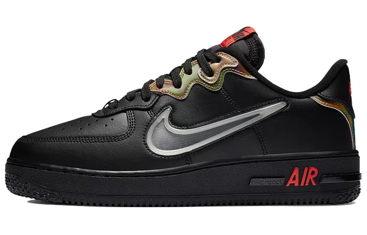 Nike Air Force 1 Low React LV8 Black Silver