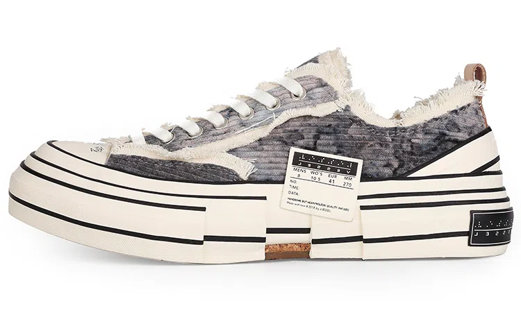 xVESSEL G.O.P. Lows "Corduroy Gray Tie-dye"