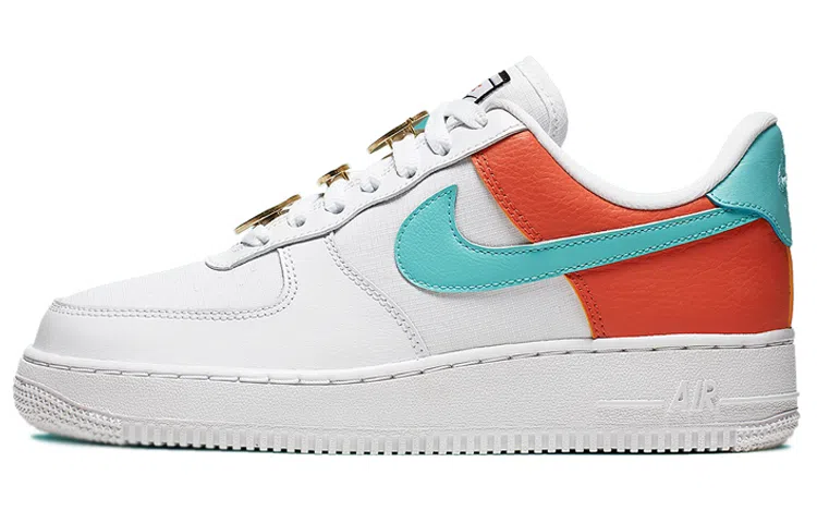 Nike Air Force 1 White Aqua Clay