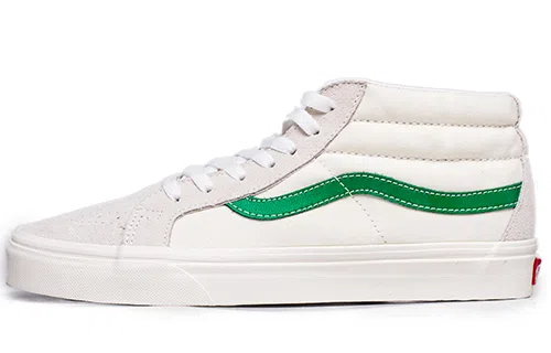 Vans SK8 Mid White Green