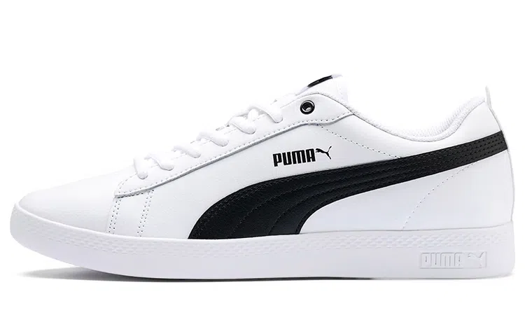 PUMA Smash V2 Leather White Black