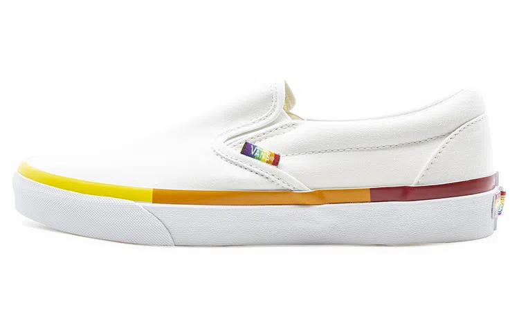 Vans Classic Slip-On White Yellow
