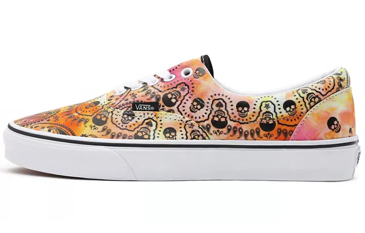 Vans Era Skull Print Orange