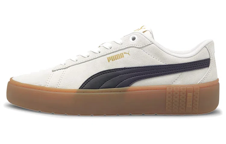 PUMA Smash Platform V2 Suede White Black