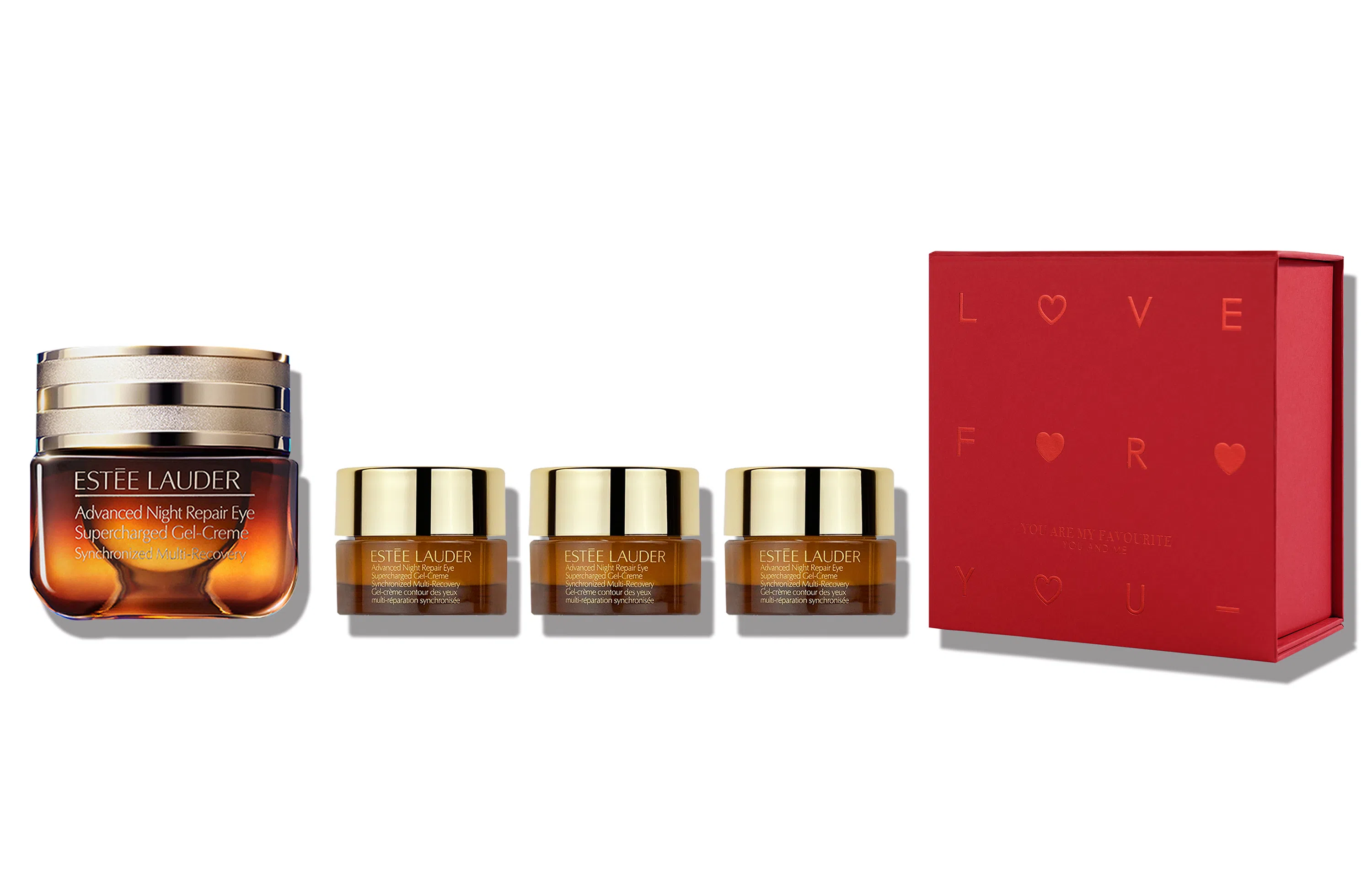 雅诗兰黛 第五代小棕瓶熬夜眼霜+第七代小棕瓶精华液 修护淡纹紧致 小棕瓶眼霜精华心意至上套装