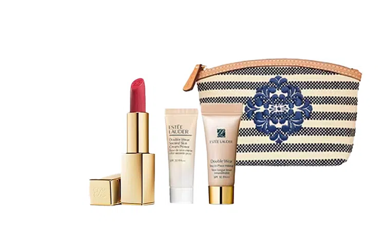 雅诗兰黛 纯色唇膏霜夏日欢乐彩妆套装 易上色