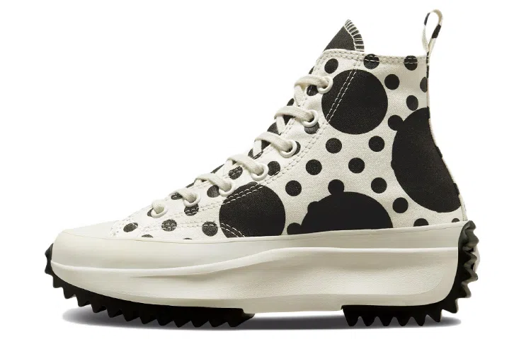 Converse Run Star Hike Platform Black White