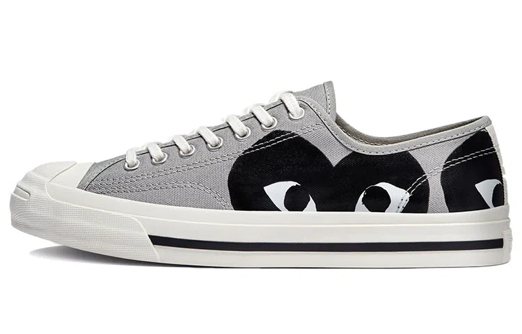 Comme des Garcons Play x Converse Jack Purcell Black Grey