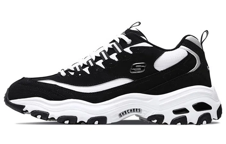 Skechers D'LITES 1.0 Black White