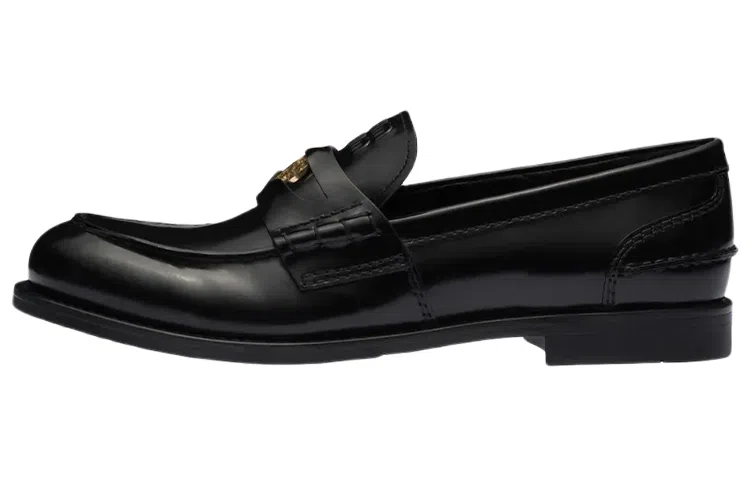 Miu Miu Penny Loafers Black