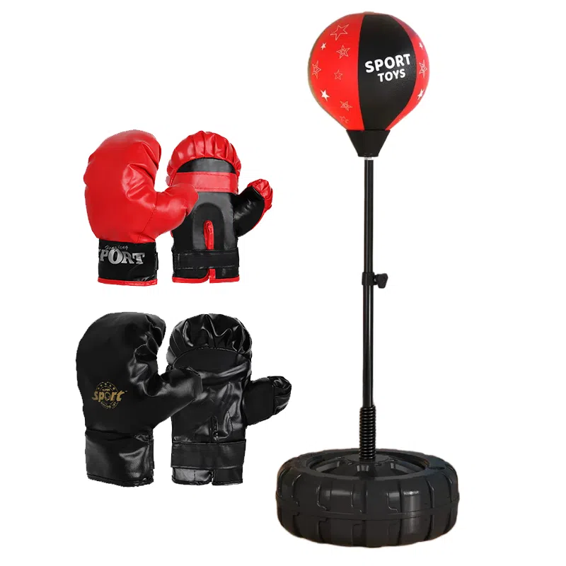 宏登 青少年儿童拳击速度球 不倒翁立式沙袋反应球 家用室内速度球 玩具