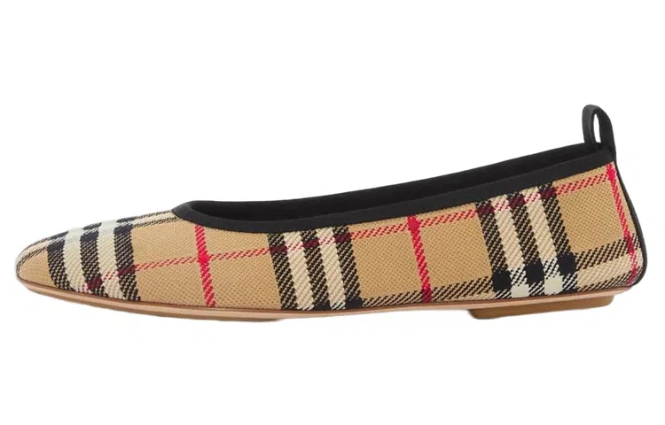 Burberry Vintage Check Ballet Flats Beige