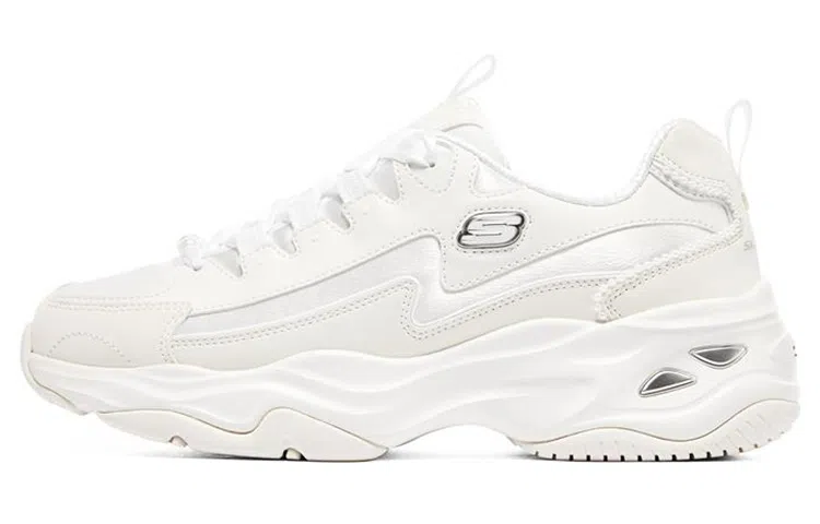 Skechers D'LITES 4.0 White Silver