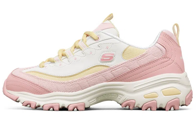 Skechers D'LITES 1.0 White Pink
