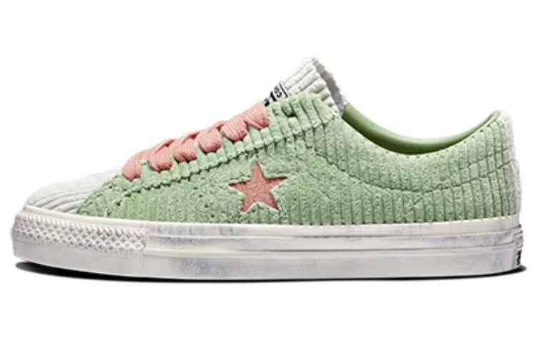 Converse One Star Pro Corduroy Green Pink