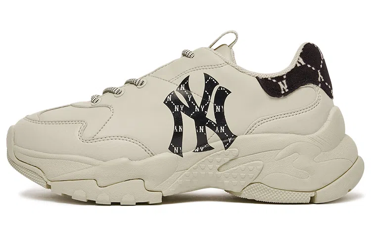 MLB Retro Dad Sneakers Beige Black