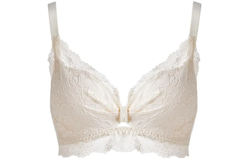 多情猫 聚拢防下垂收副乳文胸 奶油色