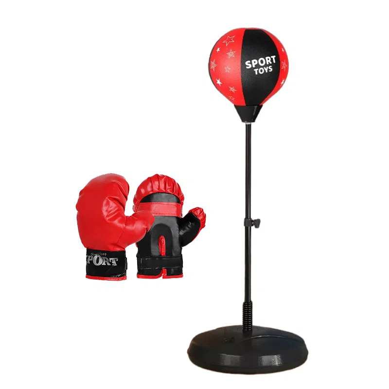 宏登 青少年儿童拳击速度球 不倒翁立式沙袋反应球 家用室内速度球 玩具