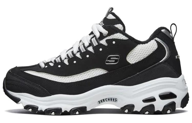 Skechers D'Lites 1.0 Black White