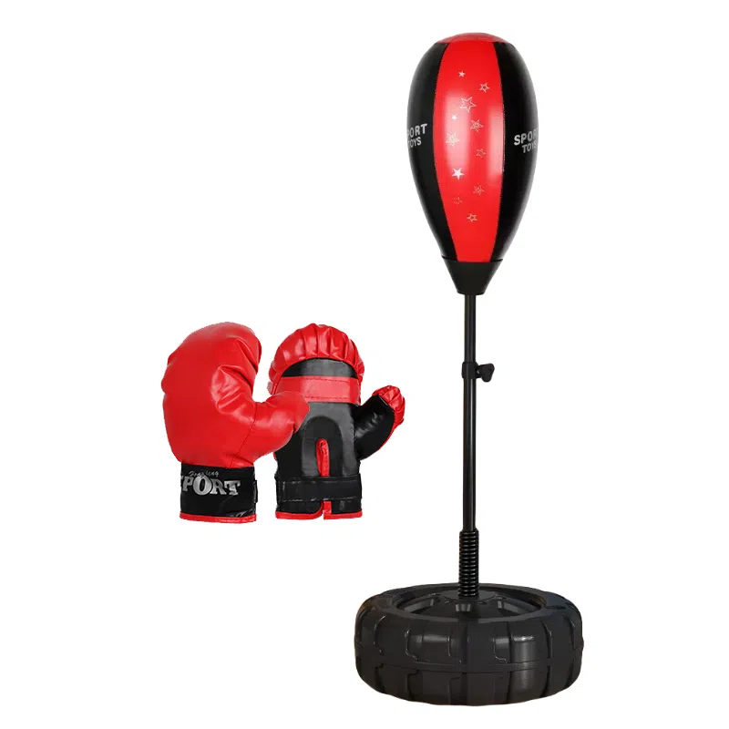 宏登 青少年儿童拳击速度球 不倒翁立式沙袋反应球 家用室内速度球 玩具