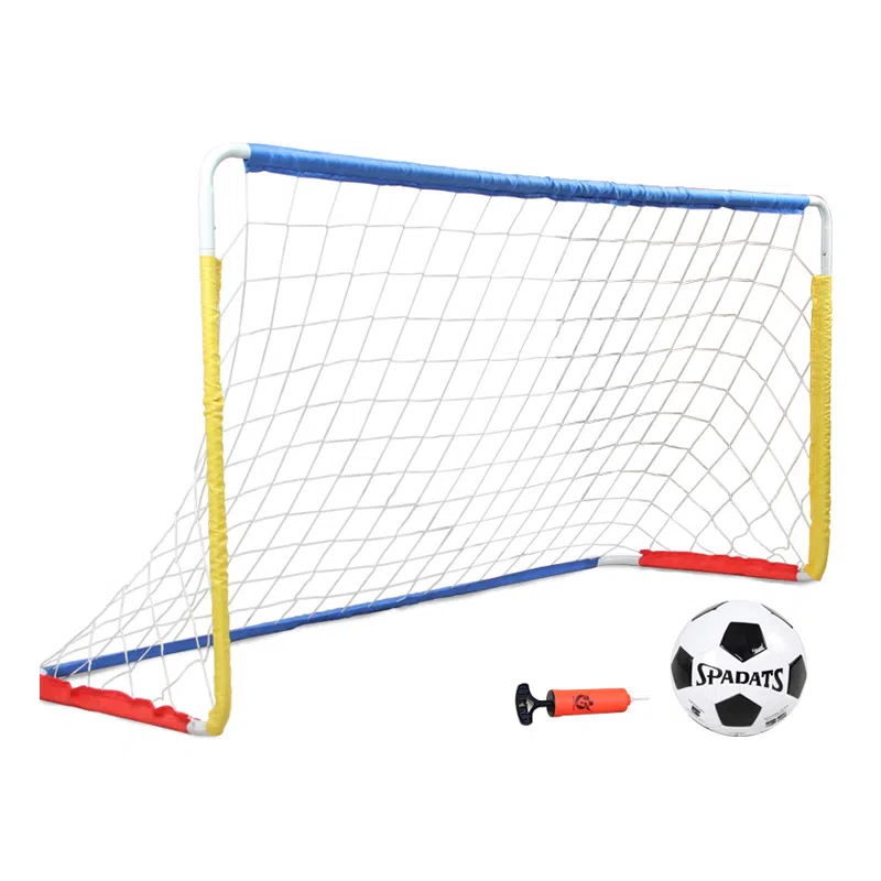 宏登 儿童足球门铁架简易框架 小号足球球门网 玩具