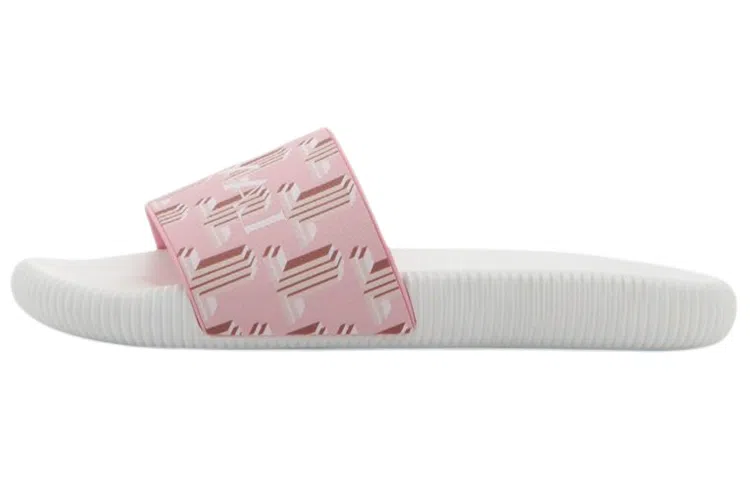 Lanvin Slides Pink White