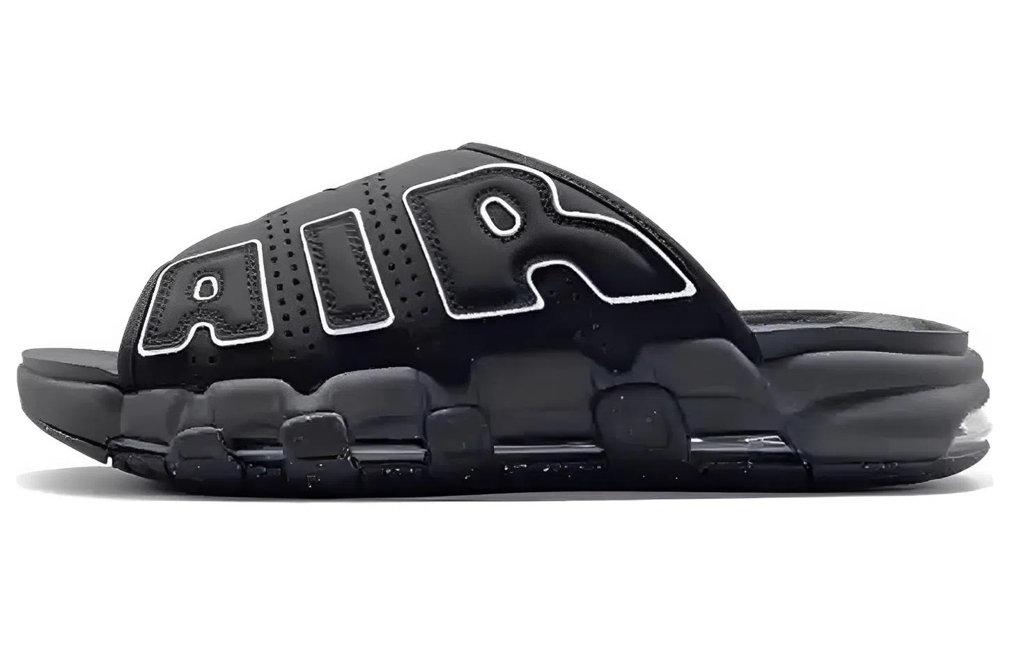 Nike Air More Uptempo Slide Black