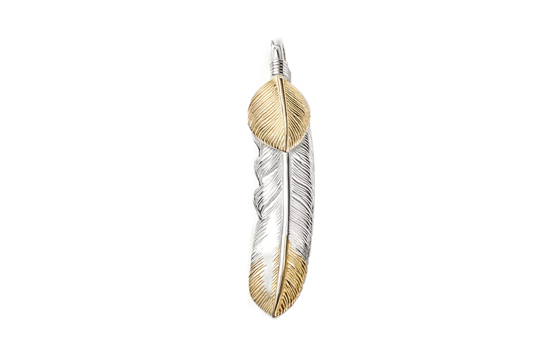 GOD SUNS Feather Pendant LL
