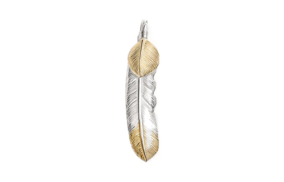 GOD SUNS Feather Pendant LL