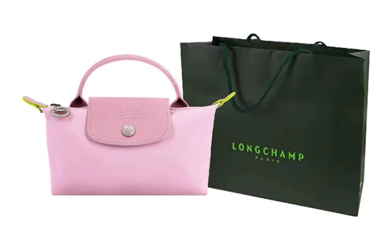 Longchamp Le Pliage Green 17 Pink