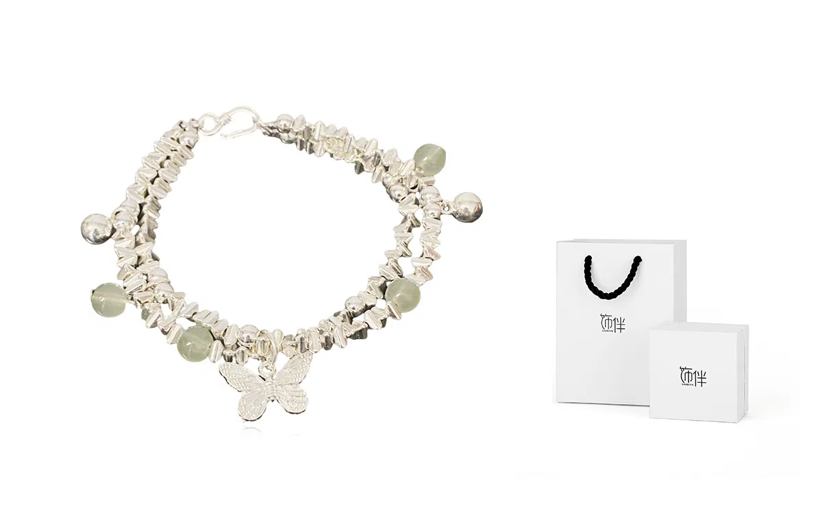 饰伴 翩翩起舞系列  蝴蝶 森系小清新 清冷感蝴蝶手饰 手链 女款