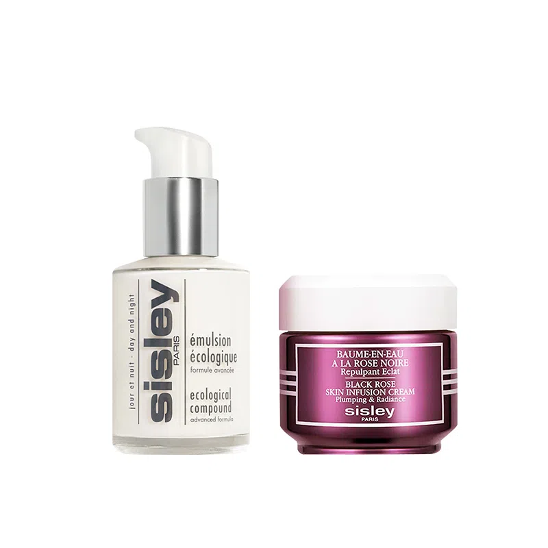 希思黎 全能乳液 黑玫瑰精华霜护肤套装 维稳